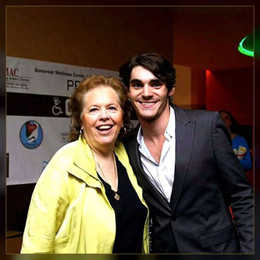 Andrea Sims with RJ Mitte of Breaking Bad