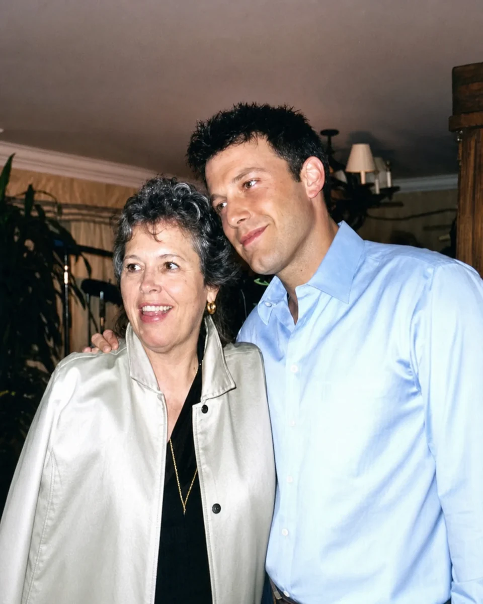 Andrea Sims with Ben Affleck