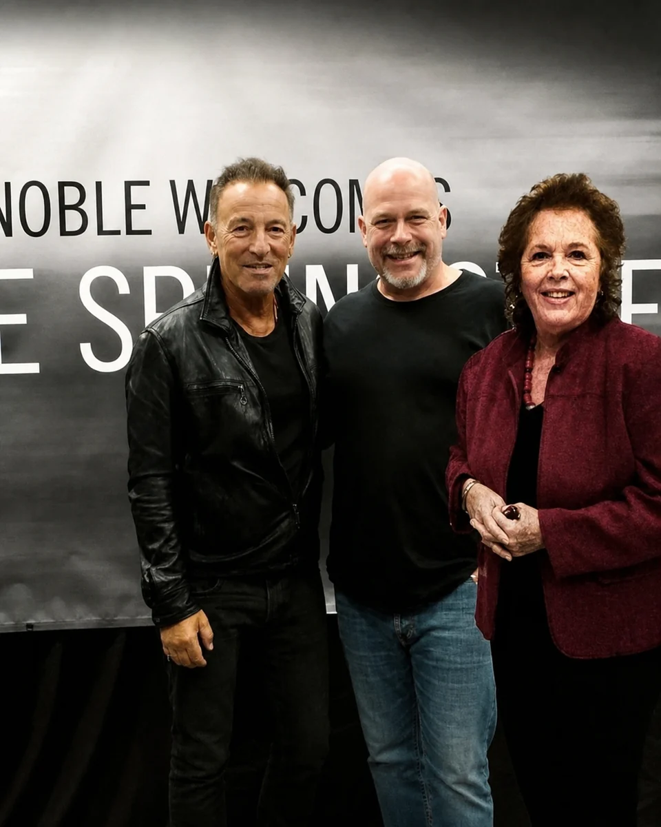 Andrea Sims with Bruce Springsteen