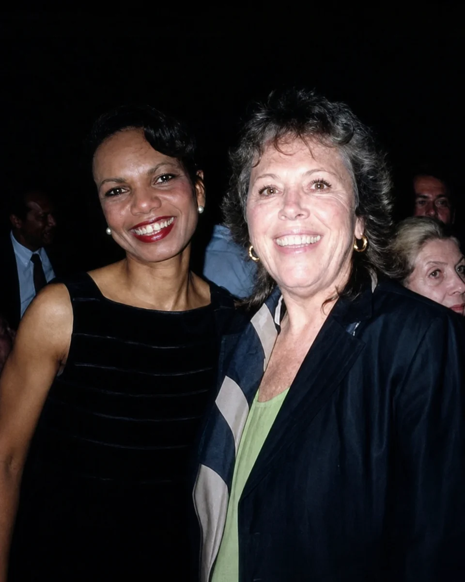 Andrea Sims with Condoleezza Rice