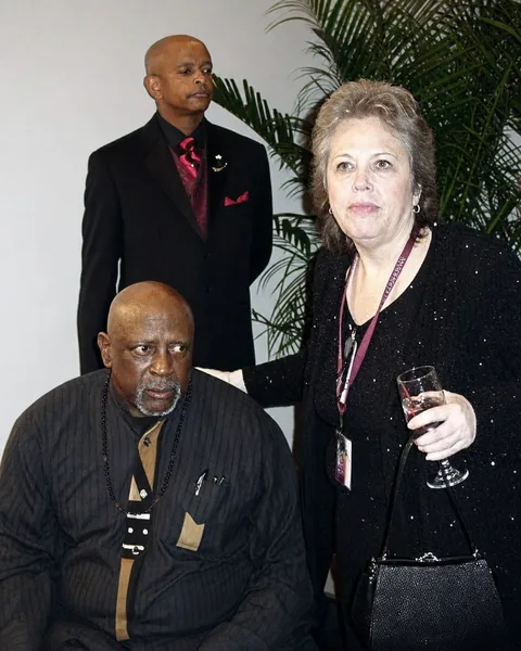 Andrea Sims with Lou Gossett Jr. Andrea Sims with Lou Gossett Jr.